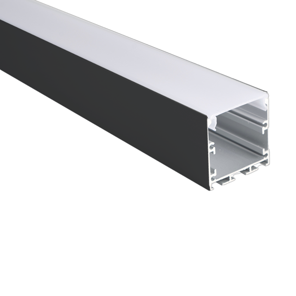 Профиль для светодиодной ленты JAZZway PAL 3535-Black L2000 / 5059054