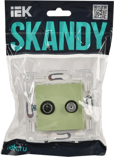 Розетка IEK Skandy SK-AF20-O-K06