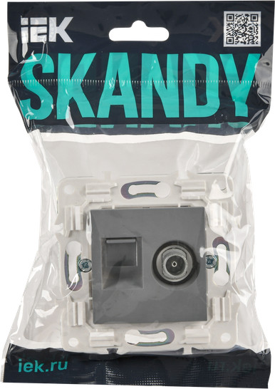 Розетка IEK Skandy SK-AK20-1-K03