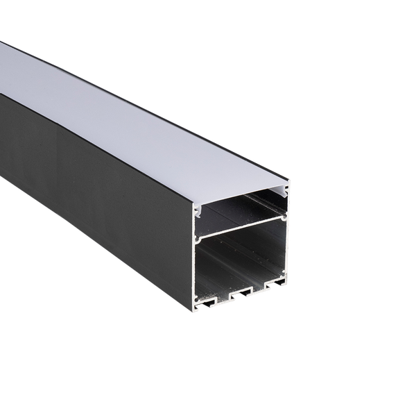 Профиль для светодиодной ленты JAZZway PAL 5050-Black L2000 / 5058897 - фото