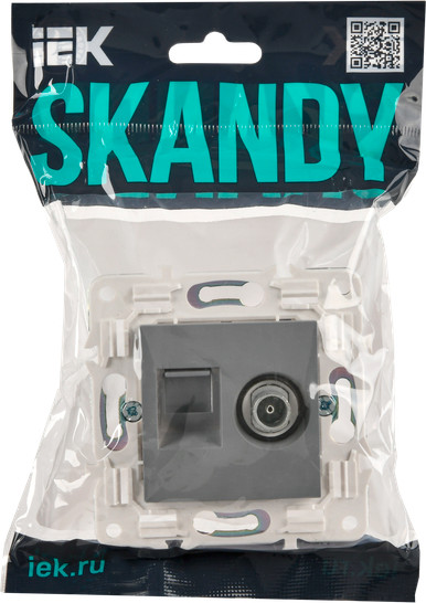 Розетка IEK Skandy SK-AK20-2-K03