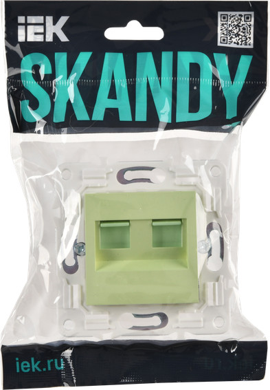 Розетка IEK Skandy SK-K20-1-K06