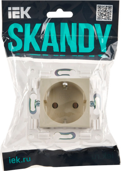 Розетка IEK Skandy SK-R11-16-K10