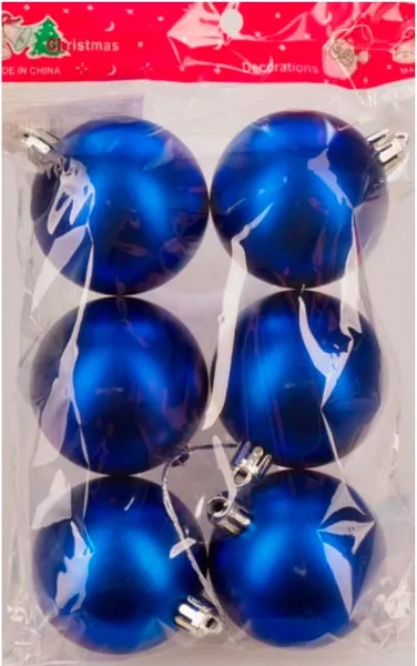 Набор шаров новогодних Ausini VT25-04016-4 - фото