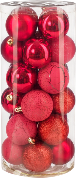 Набор шаров новогодних Ausini VT25-04020-3 - фото