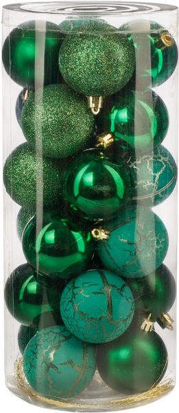 Набор шаров новогодних Ausini VT25-04020-6 - фото