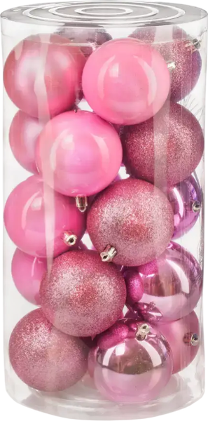 Набор шаров новогодних Ausini VT25-04007-7 - фото