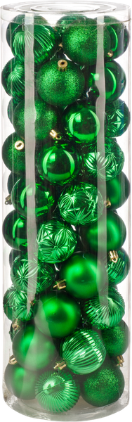 Набор шаров новогодних Ausini B8016GN - фото