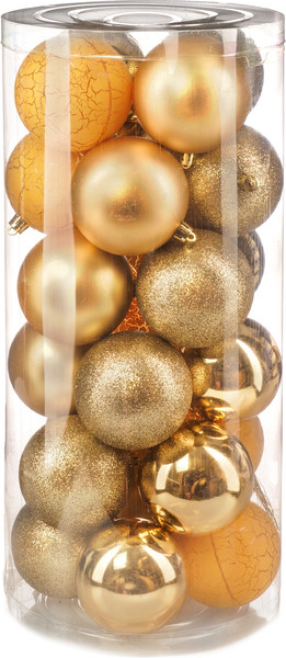 Набор шаров новогодних Ausini VT25-04021-1 - фото