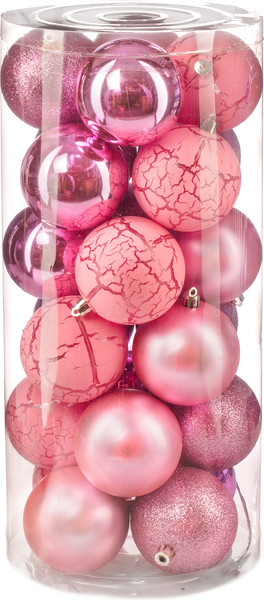 Набор шаров новогодних Ausini VT25-04021-7 - фото