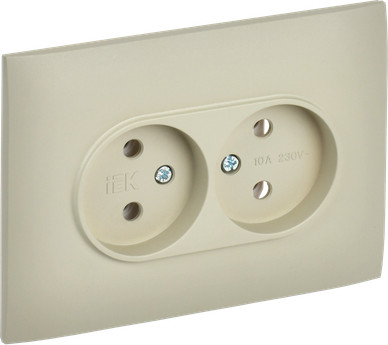 Розетка IEK Skandy SK-R20-10-K10-F - фото