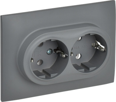 Розетка IEK Skandy SK-R21-16-K03-F - фото