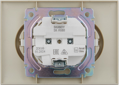 Розетка IEK Skandy SK-R21-16-K10-F
