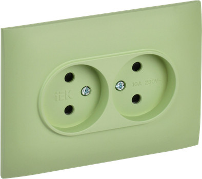 Розетка IEK Skandy SK-R23-10-K06-F - фото