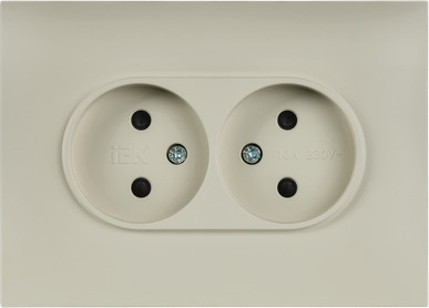 Розетка IEK Skandy SK-R23-10-K10-F