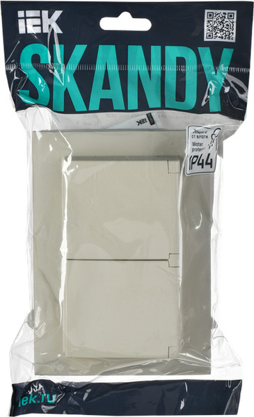 Розетка IEK Skandy SK-R26-16-44-K10-F