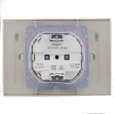 Розетка IEK Skandy SK-R26-16-44-K10-F