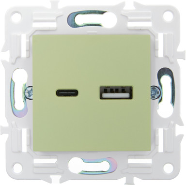 Розетка IEK Skandy SK-U22-D31-K06