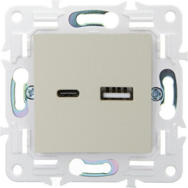 Розетка IEK Skandy SK-U22-D31-K10