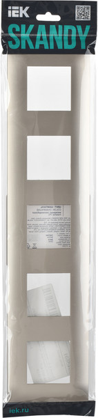 Рамка для выключателей и розеток IEK Skandy SK-M52-K37