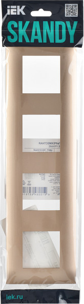 Рамка для выключателей и розеток IEK Skandy SK-M42-K98