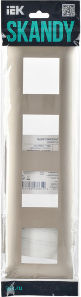 Рамка для выключателей и розеток IEK Skandy SK-M42-K37