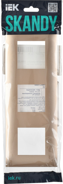 Рамка для выключателей и розеток IEK Skandy SK-M32-K98