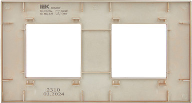 Рамка для выключателей и розеток IEK Skandy SK-M22-K98