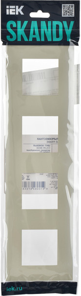 Рамка для выключателей и розеток IEK Skandy SK-M42-K10