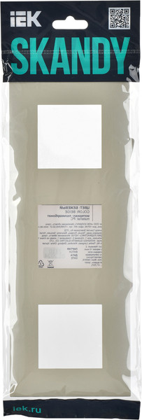 Рамка для выключателей и розеток IEK Skandy SK-M32-K10