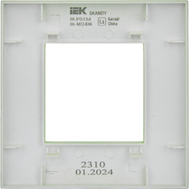 Рамка для выключателей и розеток IEK Skandy SK-M12-K06