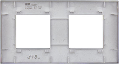 Рамка для выключателей и розеток IEK Skandy SK-M22-K03