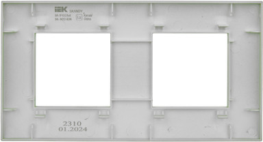 Рамка для выключателей и розеток IEK Skandy SK-M22-K06