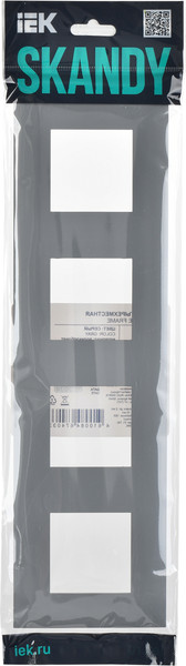 Рамка для выключателей и розеток IEK Skandy SK-M42-K03