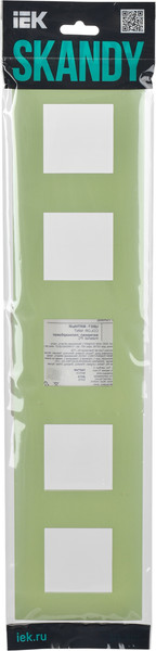 Рамка для выключателей и розеток IEK Skandy SK-M52-K06