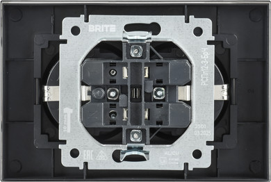 Розетка IEK Brite BR-R27-16-K02-F
