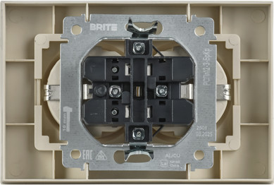 Розетка IEK Brite BR-R27-16-K10-F
