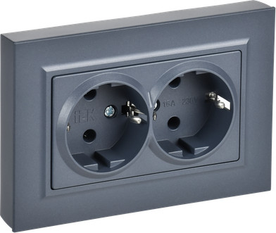 Розетка IEK Brite BR-R27-16-K35-F - фото