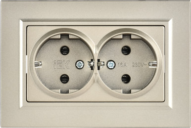 Розетка IEK Brite BR-R27-16-K37-F