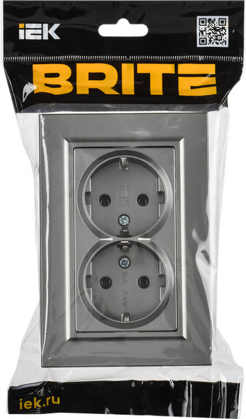 Розетка IEK Brite BR-R27-16-K46-F