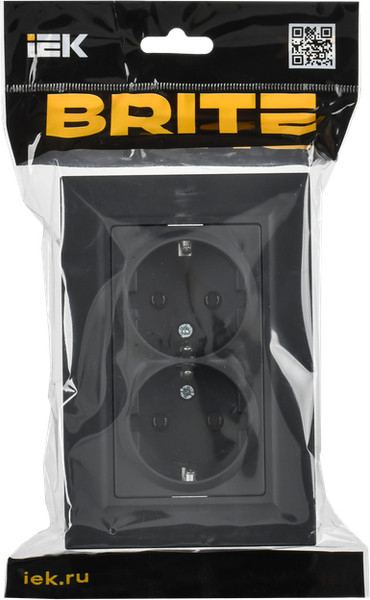Розетка IEK Brite BR-R27-16-K53-F