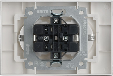 Розетка IEK Brite BR-R28-16-K01-F-PRO