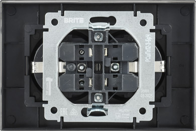 Розетка IEK Brite BR-R28-16-K02-F