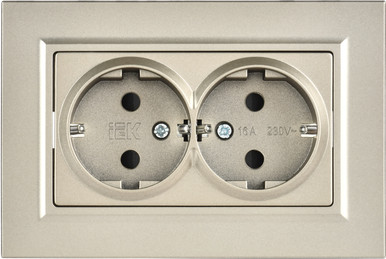 Розетка IEK Brite BR-R28-16-K37-F