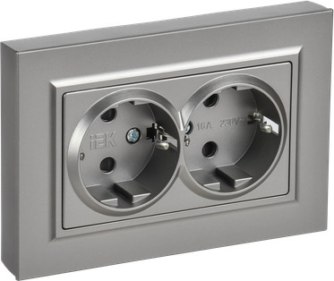 Розетка IEK Brite BR-R28-16-K46-F - фото