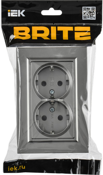 Розетка IEK Brite BR-R28-16-K46-F
