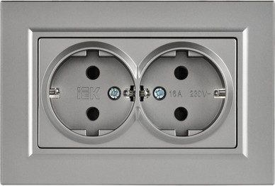 Розетка IEK Brite BR-R28-16-K46-F