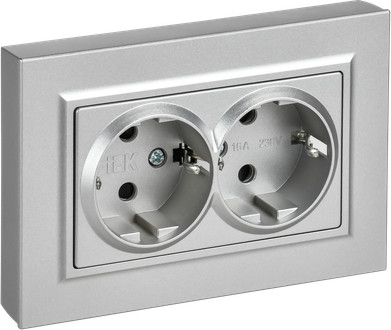 Розетка IEK Brite BR-R28-16-K47-F - фото