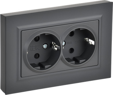 Розетка IEK Brite BR-R28-16-K53-F - фото