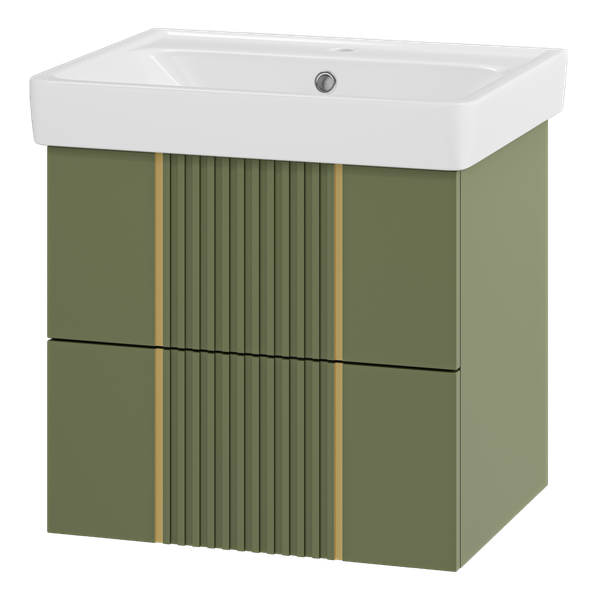 Тумба с умывальником Brevita Vega 60 / VEG-09060-0802Я+191638